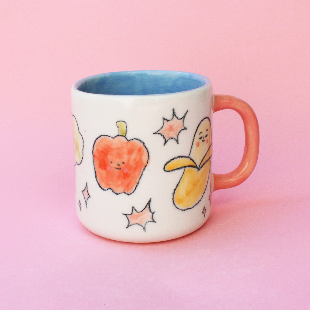 Scribbly Veggie Mug – Aubrey Aiese