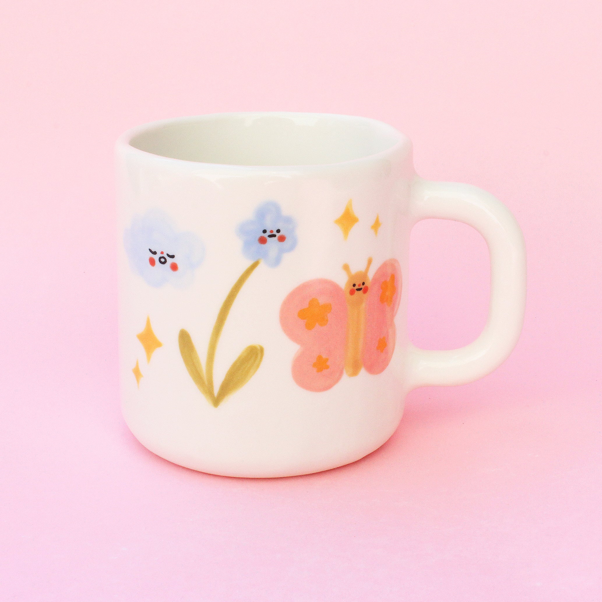 Tulip and Butterfly Mug