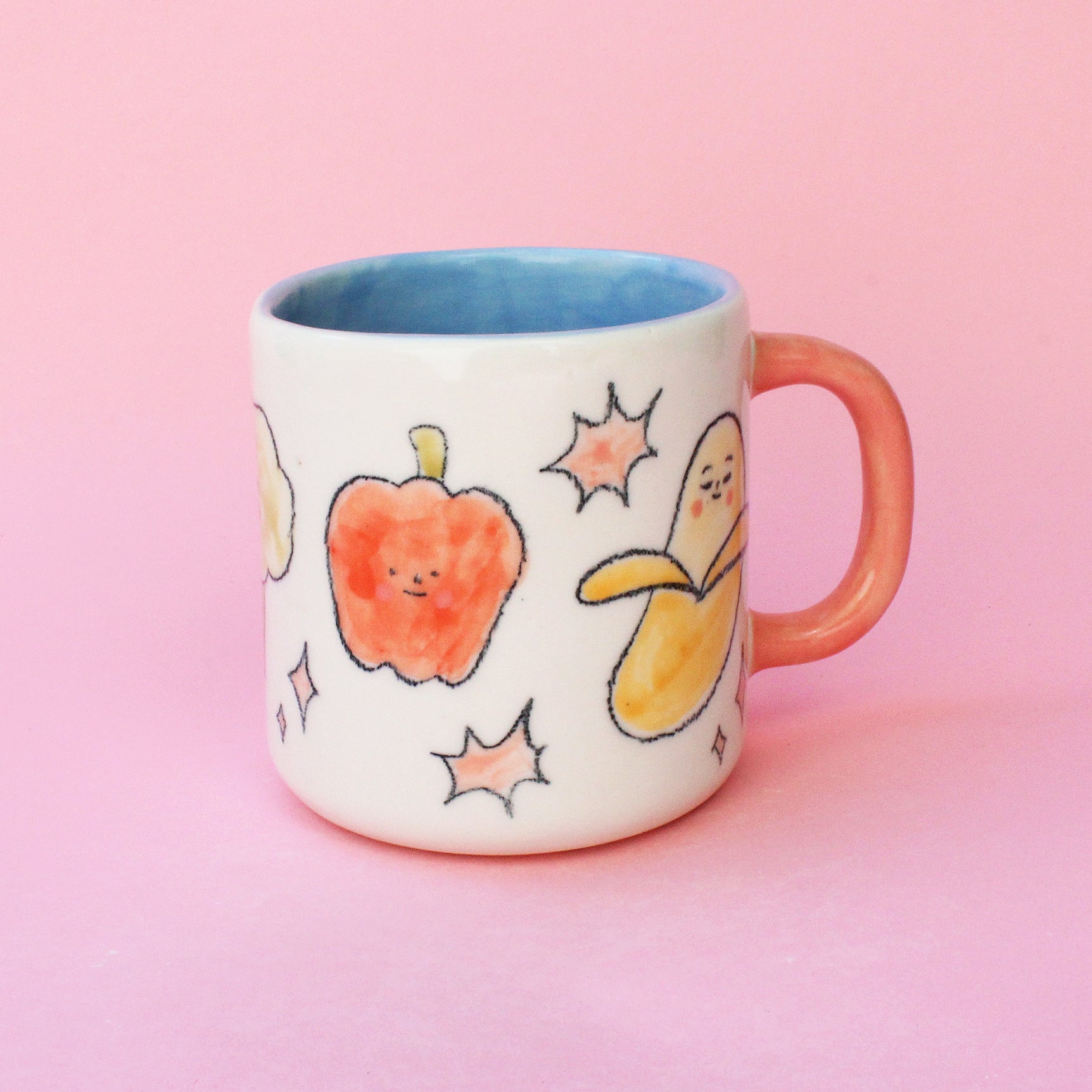 Scribbly Veggie Mug