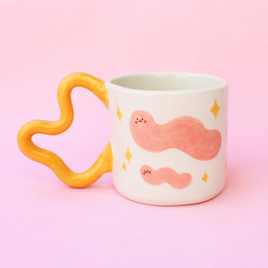 Wiggly Handle Worm Mug