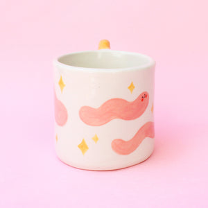 Wiggly Handle Worm Mug