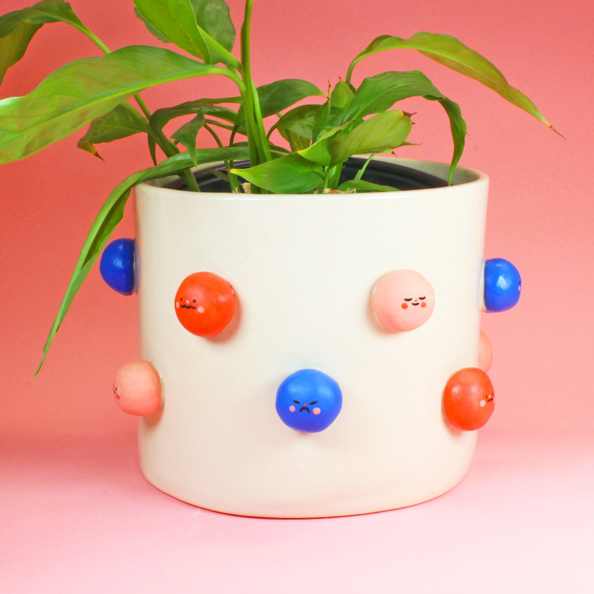 Large Round Faces Planter